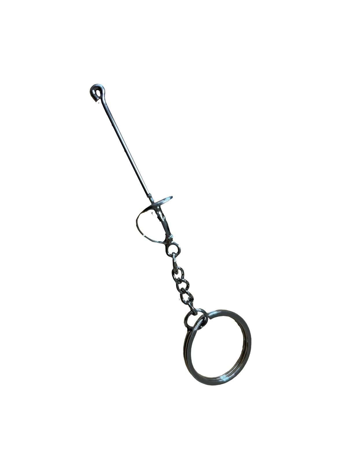 Metal Fencing Keyring