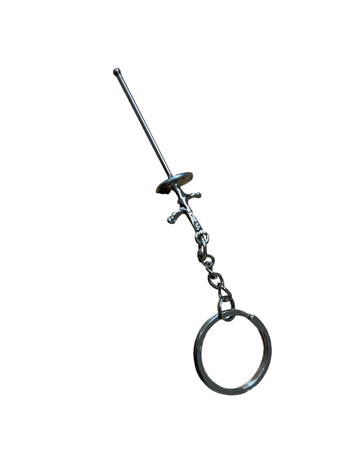 Metal Fencing Keyring